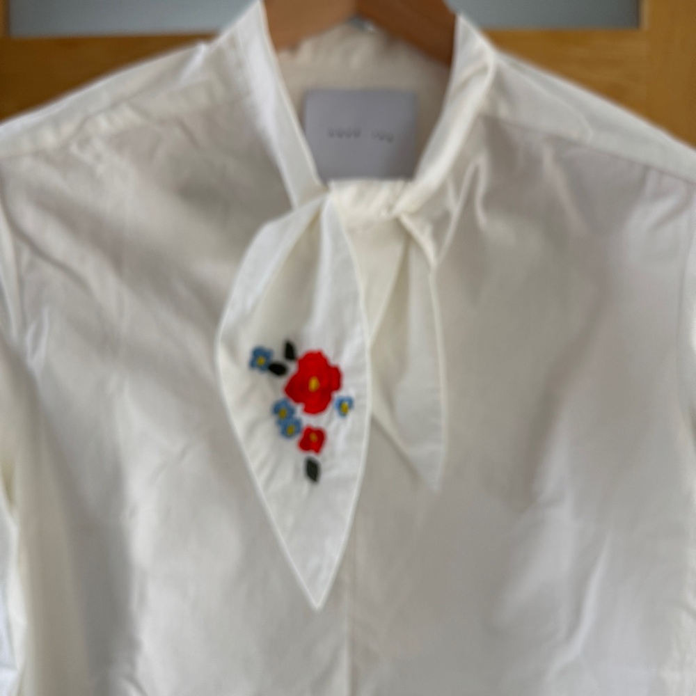 Naya Cream Blouse with Collar